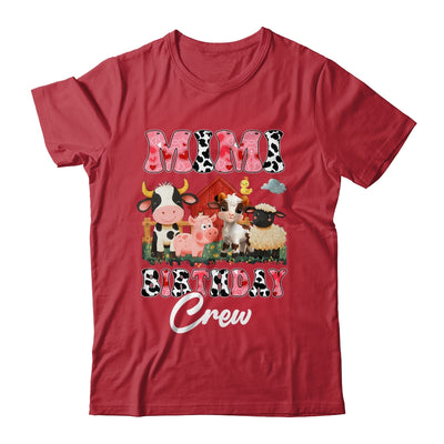 Mimi Birthday Crew Farm Cow Birthday Boy Girl Family Shirt & Hoodie | siriusteestore