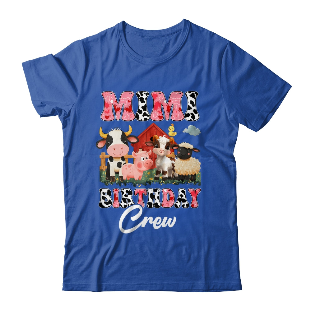 Mimi Birthday Crew Farm Cow Birthday Boy Girl Family Shirt & Hoodie | siriusteestore