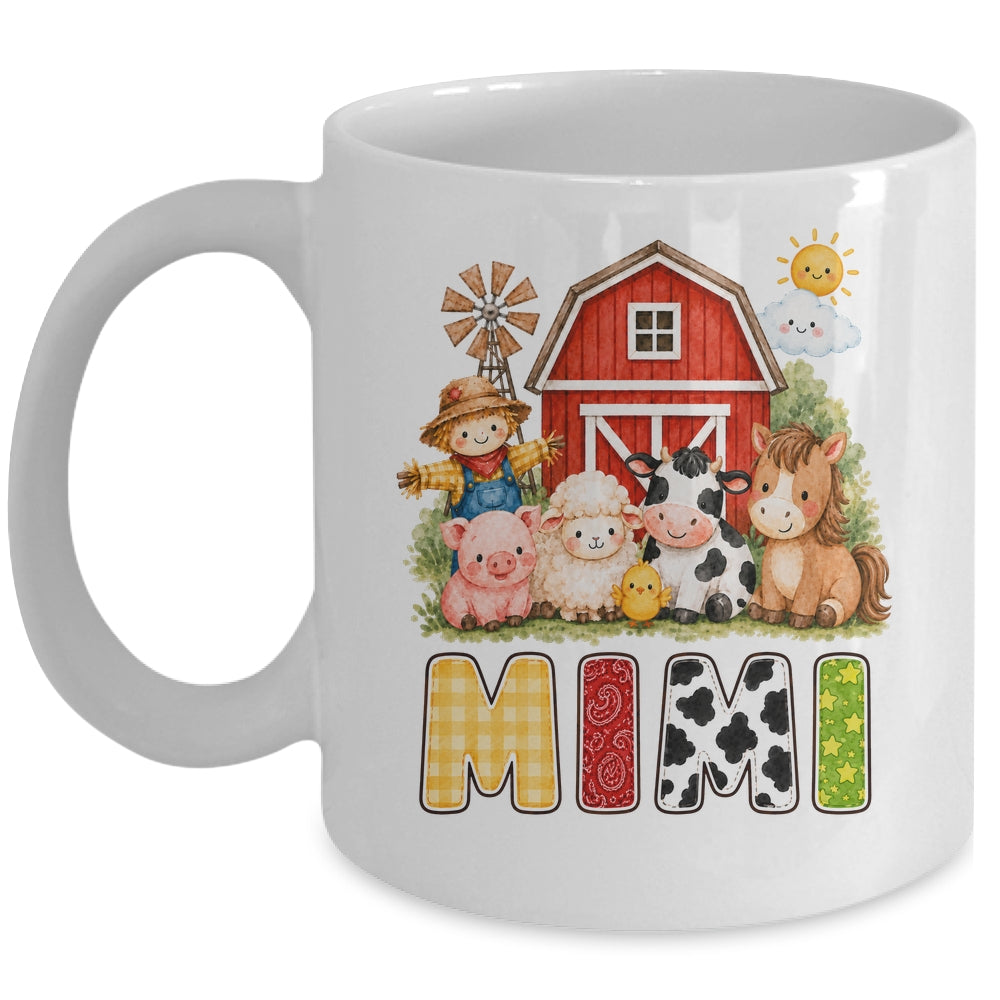 Mimi Farm Cow 1St Birthday Girl Boy Matching Family Mug | siriusteestore