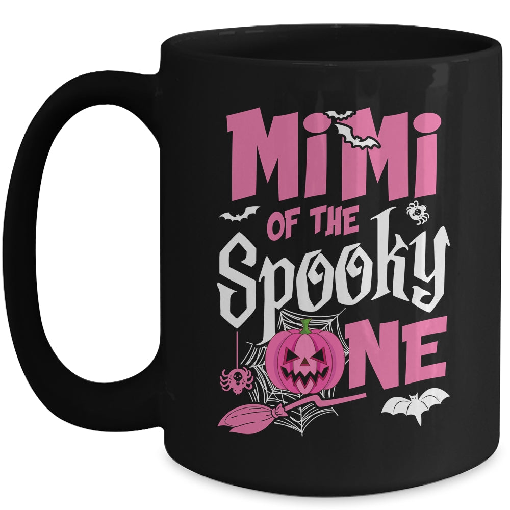 Mimi Halloween 1st Birthday Girl Matching Family Spooky One Mug | siriusteestore