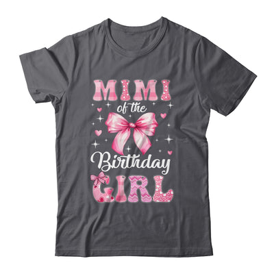 Mimi Of Birthday Girl Coquette Bow Matching Family Shirt & Hoodie | siriusteestore
