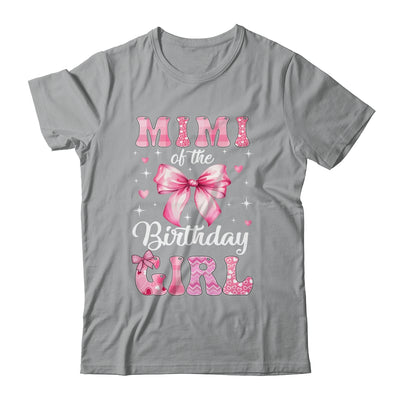 Mimi Of Birthday Girl Coquette Bow Matching Family Shirt & Hoodie | siriusteestore
