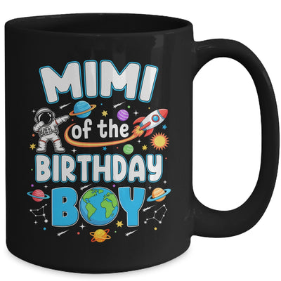 Mimi Of The Birthday Boy Astronaut Family Space Planets Mug | siriusteestore