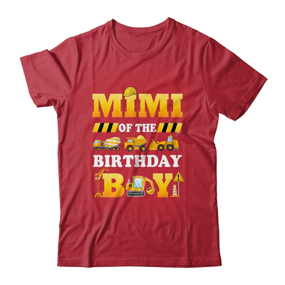 Mimi Of The Birthday Boy Construction Matching Family Shirt & Hoodie | siriusteestore