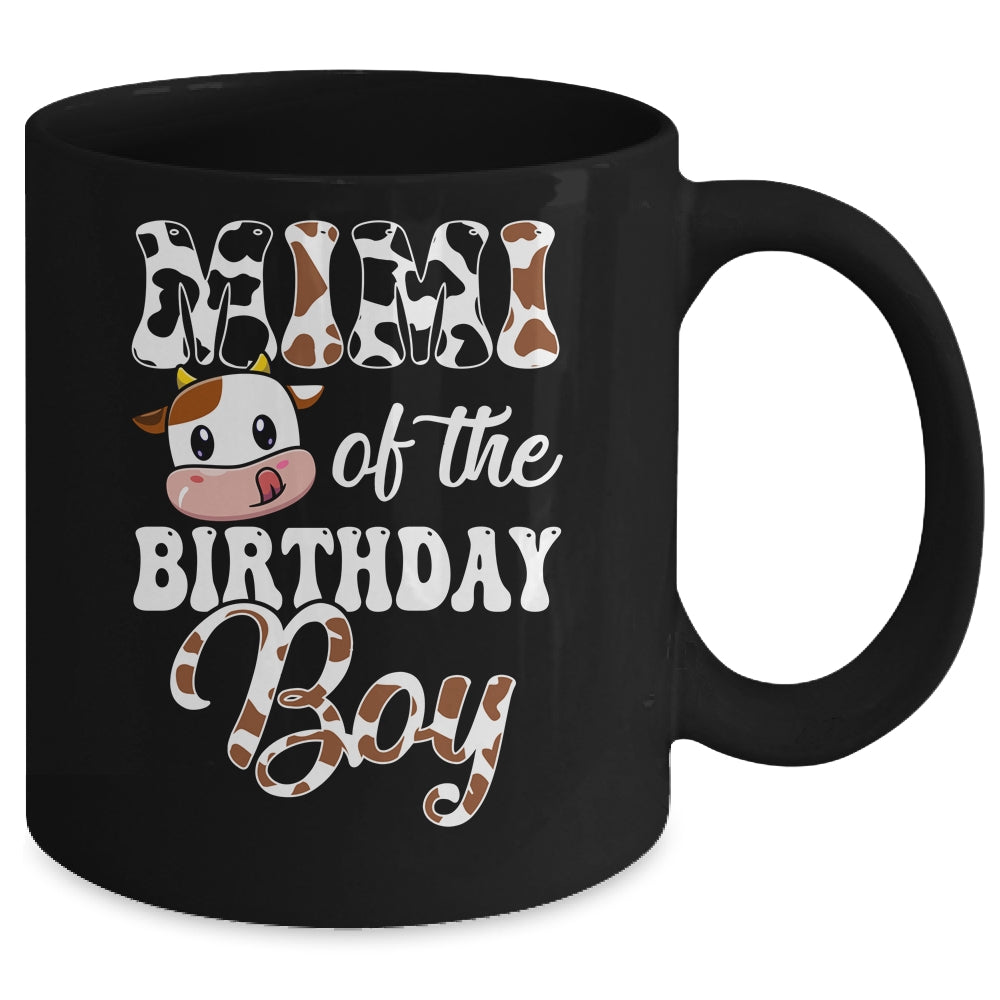 Mimi Of The Birthday Boy Cow Farm 1st Birthday Boy Mug | siriusteestore