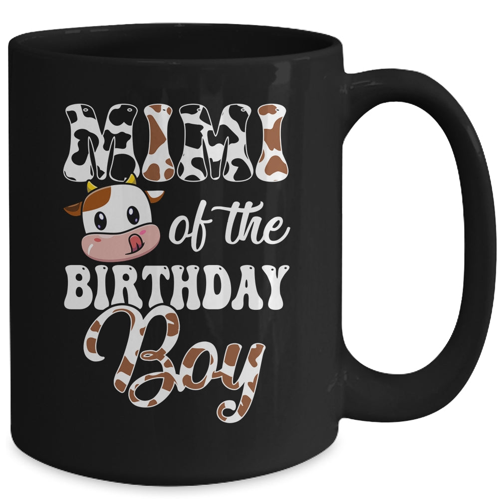 Mimi Of The Birthday Boy Cow Farm 1st Birthday Boy Mug | siriusteestore