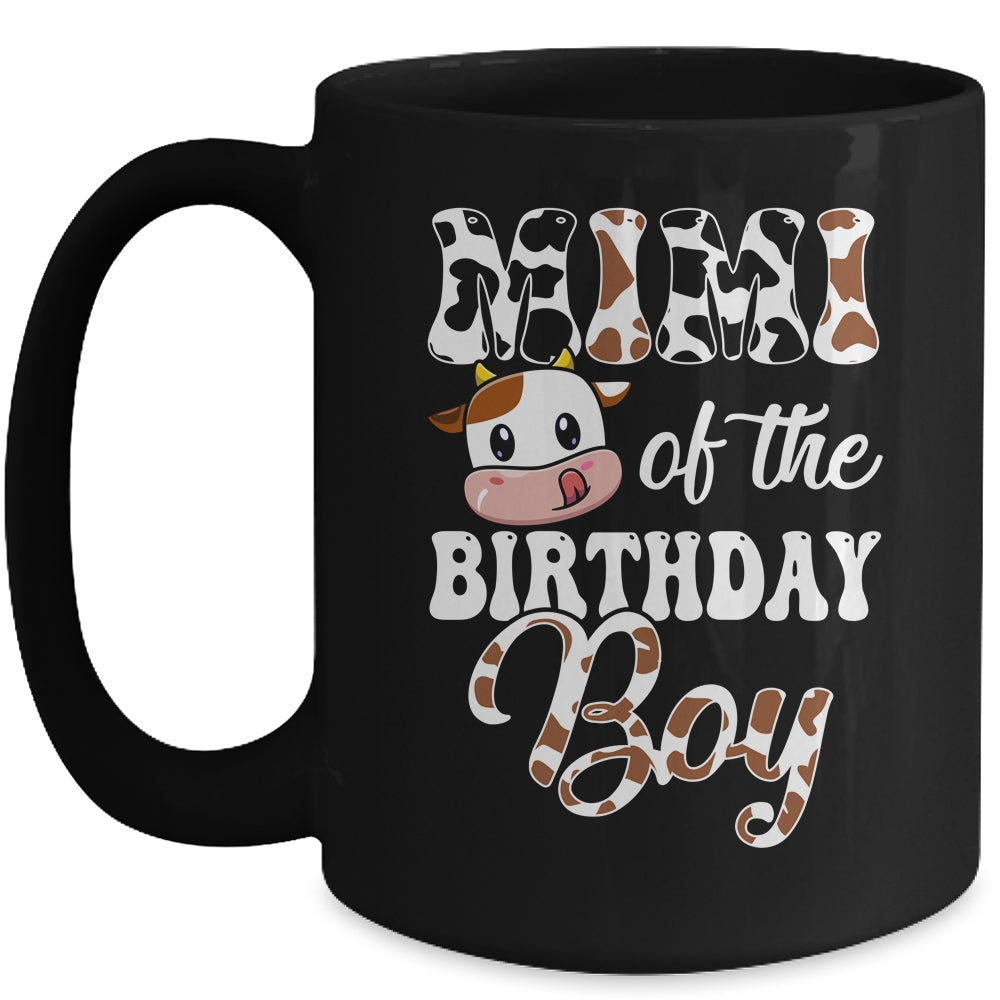 Mimi Of The Birthday Boy Cow Farm 1st Birthday Boy Mug | siriusteestore