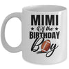 Mimi Of The Birthday Boy Football 1st Birthday Party Mug | siriusteestore