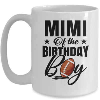 Mimi Of The Birthday Boy Football 1st Birthday Party Mug | siriusteestore