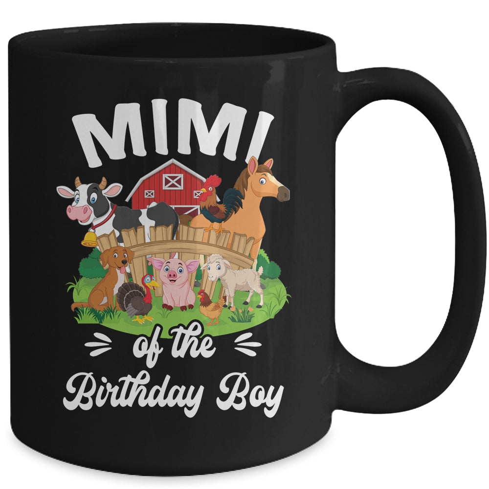 Mimi Of The Birthday Boy Party Cow Farm 1st Birthday Party Mug | siriusteestore