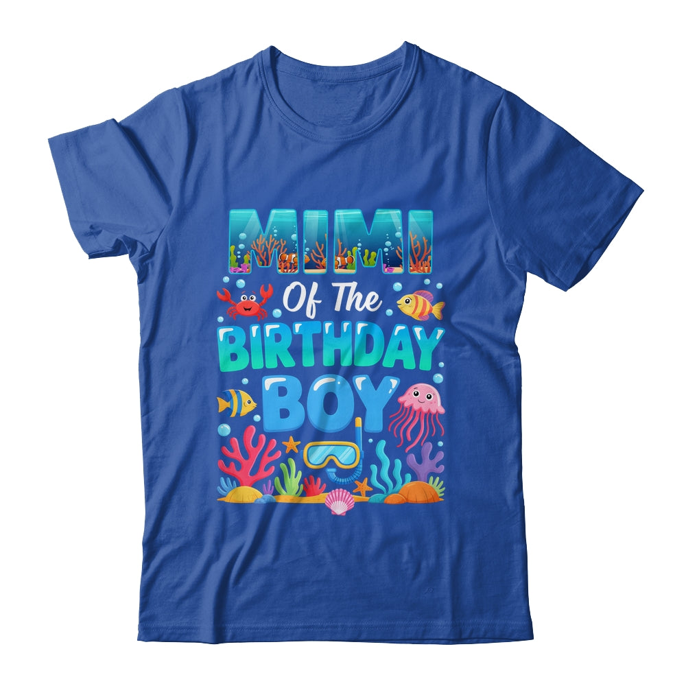 Mimi Of The Birthday Boy Sea Animals Ocean Aquarium Shirt & Hoodie | siriusteestore