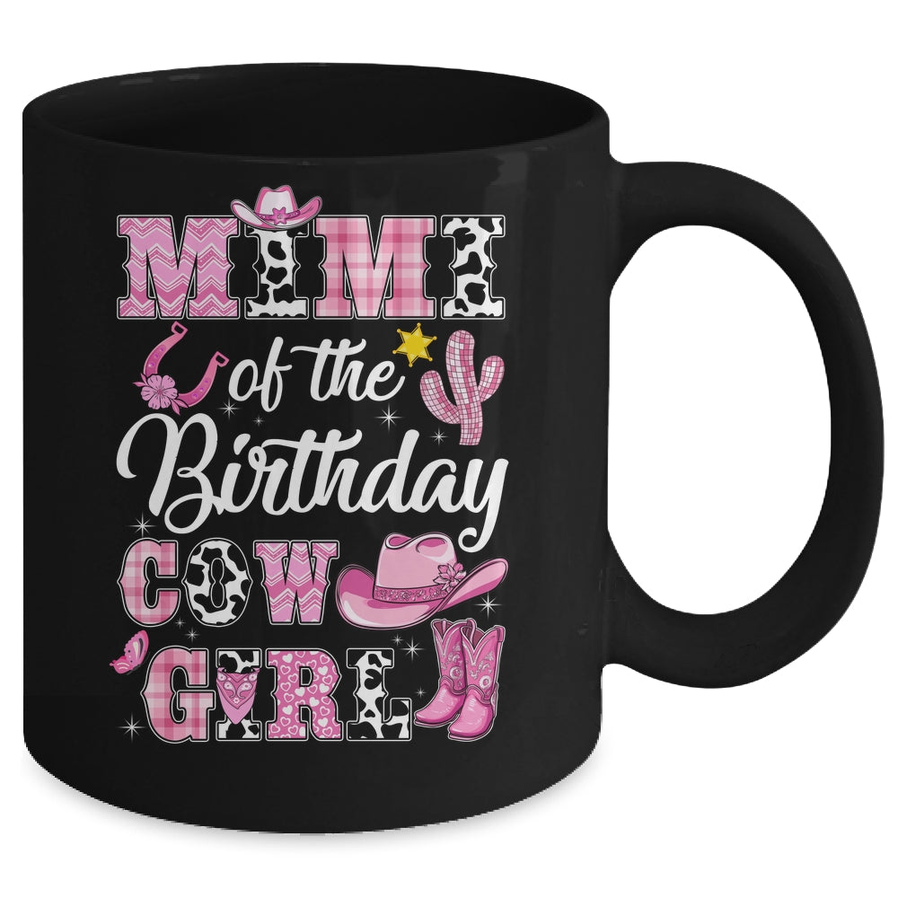 Mimi Of The Birthday Cow Girl Western Cowgirl 1st Birthday Mug | siriusteestore