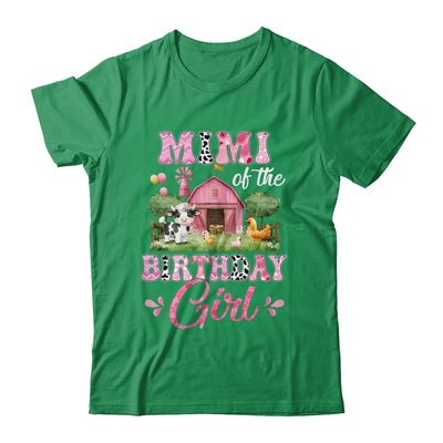 Mimi Of The Birthday Girl 1st Birthday Cow Farm Family Shirt & Hoodie | siriusteestore