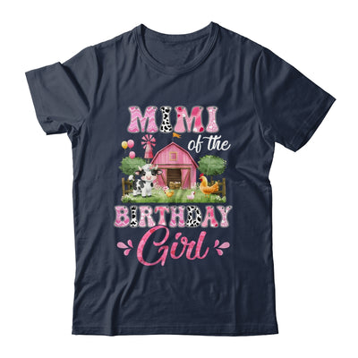 Mimi Of The Birthday Girl 1st Birthday Cow Farm Family Shirt & Hoodie | siriusteestore