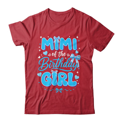 Mimi Of The Birthday Girl Family Coquette Bow Blue Cute Shirt & Hoodie | siriusteestore