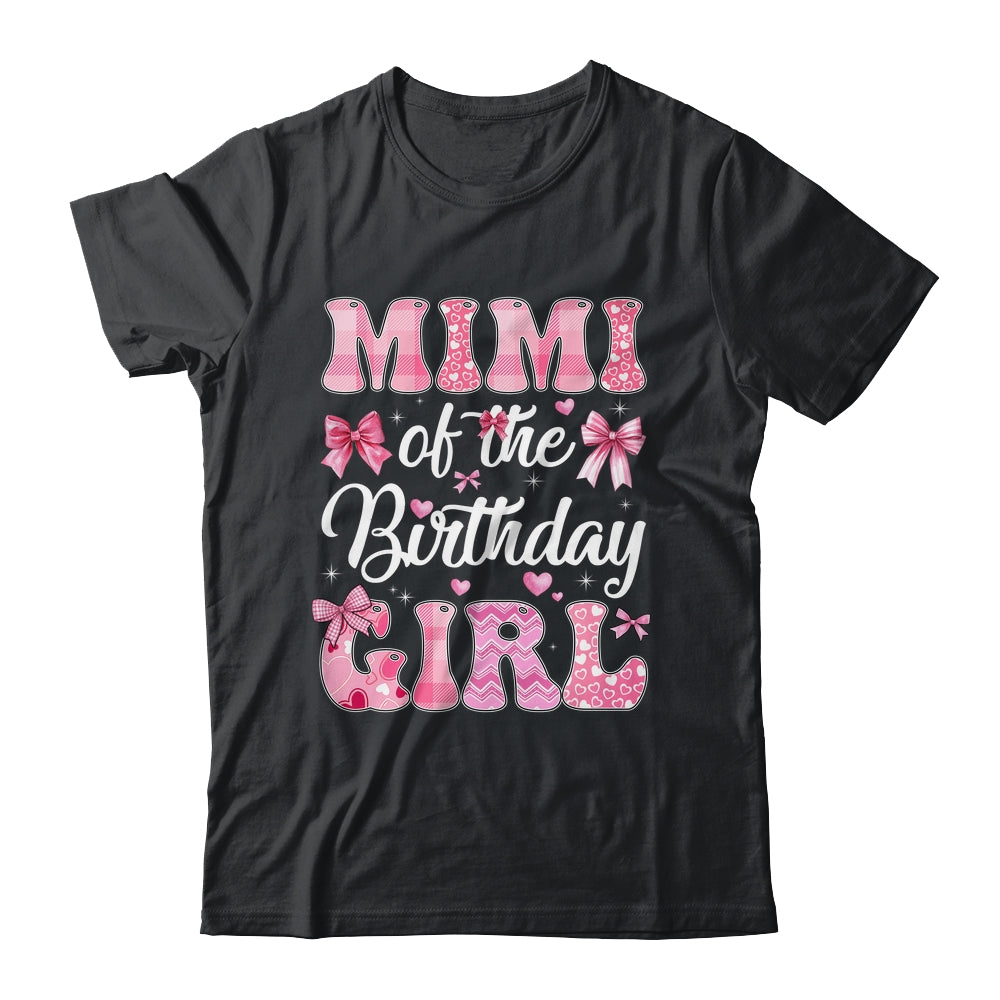 Mimi Of The Birthday Girl Family Pink Coquette Bow Shirt & Hoodie | siriusteestore