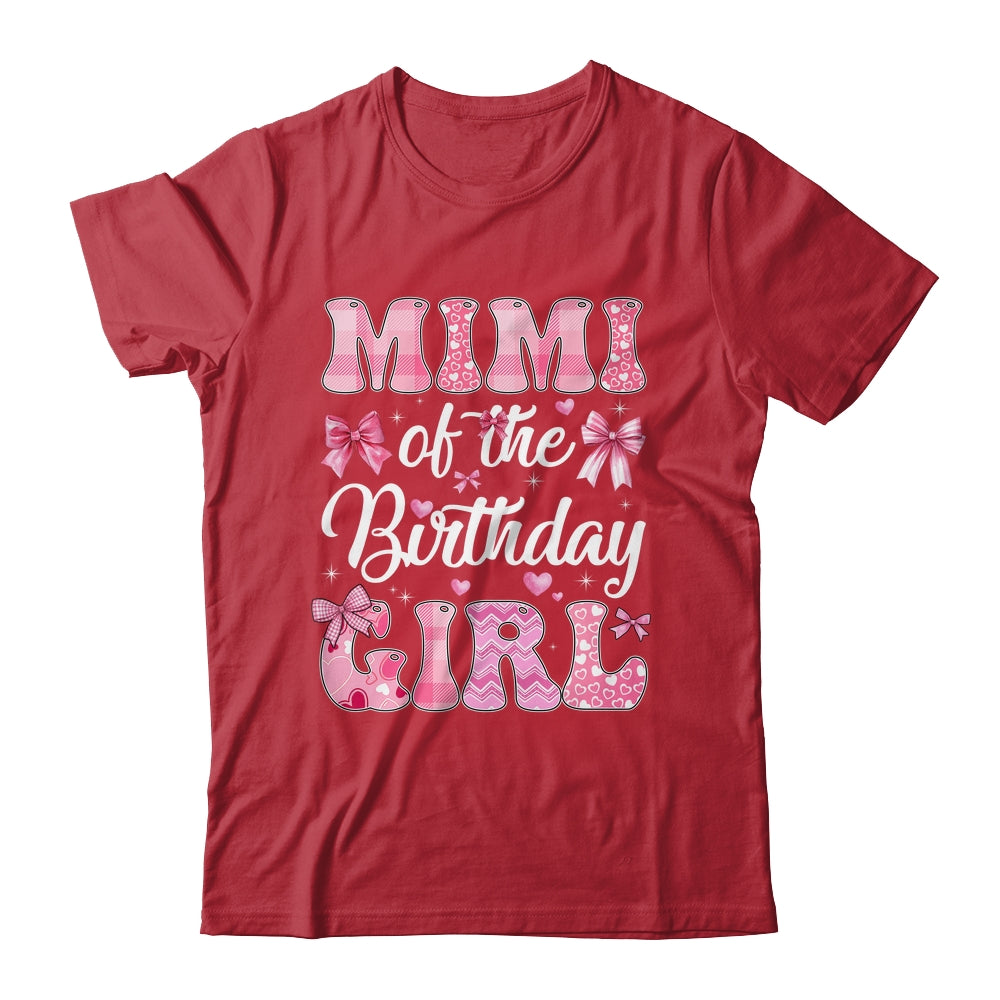 Mimi Of The Birthday Girl Family Pink Coquette Bow Shirt & Hoodie | siriusteestore