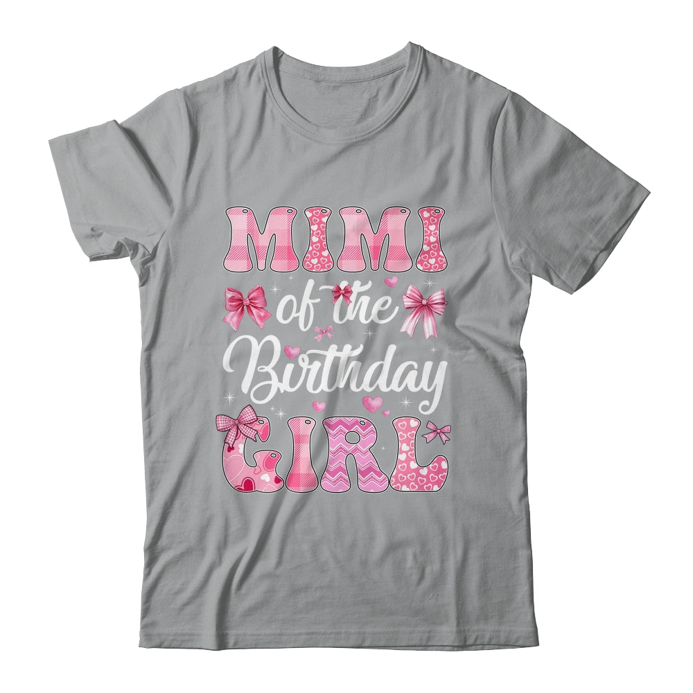 Mimi Of The Birthday Girl Family Pink Coquette Bow Shirt & Hoodie | siriusteestore
