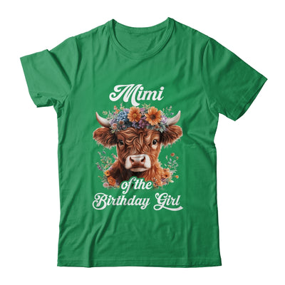 Mimi Of The Birthday Girl Highland Cow Farm Family Shirt & Hoodie | siriusteestore