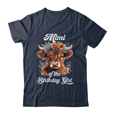 Mimi Of The Birthday Girl Highland Cow Farm Family Shirt & Hoodie | siriusteestore