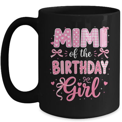 Mimi Of The Birthday Girl Matching Pink Coquette Bow Mug | siriusteestore