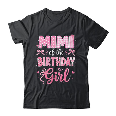 Mimi Of The Birthday Girl Matching Pink Coquette Bow Shirt & Hoodie | siriusteestore