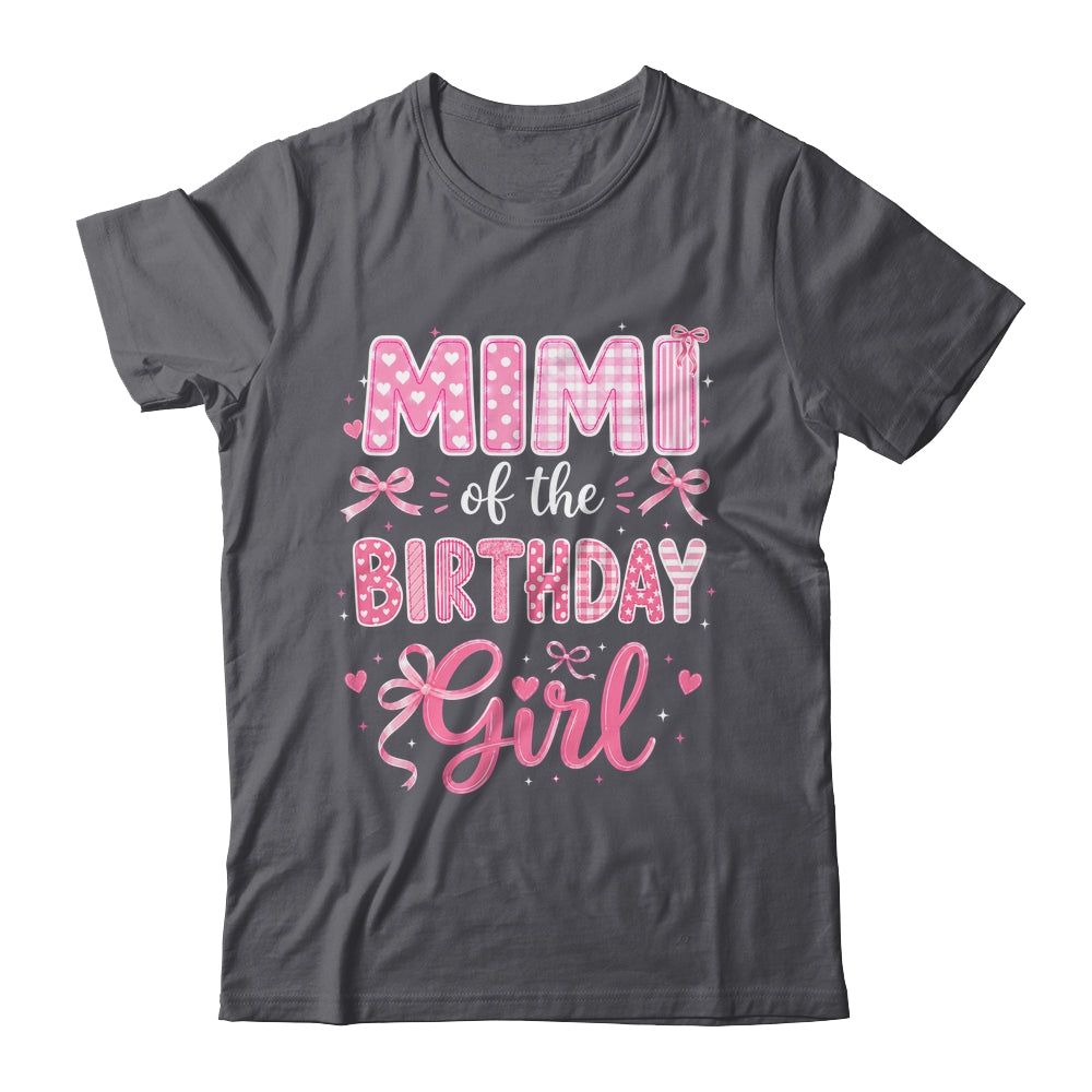 Mimi Of The Birthday Girl Matching Pink Coquette Bow Shirt & Hoodie | siriusteestore