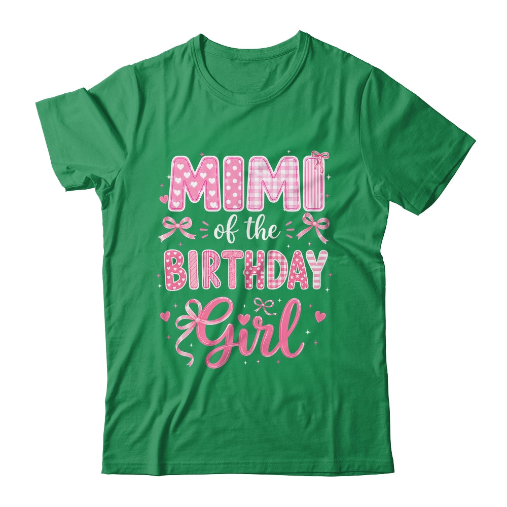 Mimi Of The Birthday Girl Matching Pink Coquette Bow Shirt & Hoodie | siriusteestore