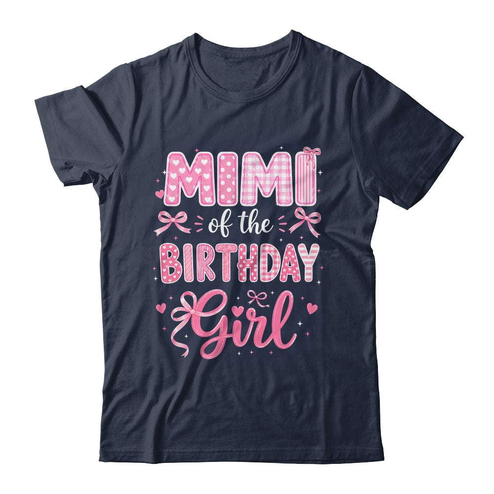 Mimi Of The Birthday Girl Matching Pink Coquette Bow Shirt & Hoodie | siriusteestore