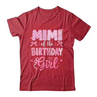 Mimi Of The Birthday Girl Matching Pink Coquette Bow Shirt & Hoodie | siriusteestore