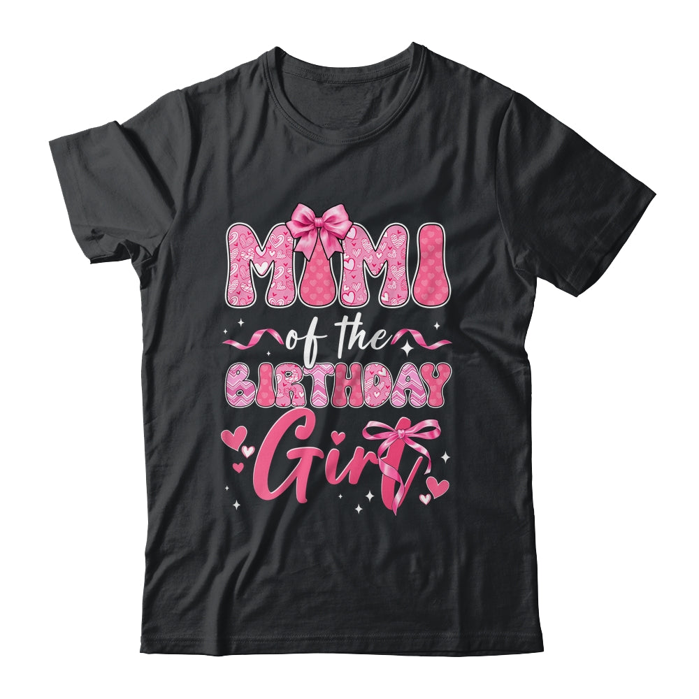 Mimi Of The Birthday Girl Pink Coquette Bow Family Shirt & Hoodie | siriusteestore