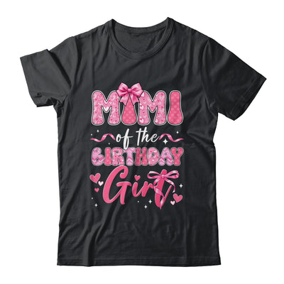 Mimi Of The Birthday Girl Pink Coquette Bow Family Shirt & Hoodie | siriusteestore