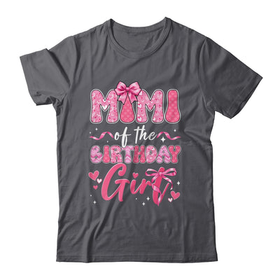 Mimi Of The Birthday Girl Pink Coquette Bow Family Shirt & Hoodie | siriusteestore