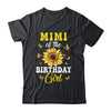 Mimi Of The Birthday Girl Sunflower Party Family Matching Shirt & Hoodie | siriusteestore