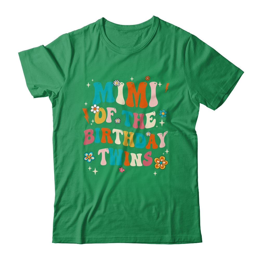 Mimi Of The Birthday Twins Boys Girls Party Retro Bday Shirt & Hoodie | siriusteestore