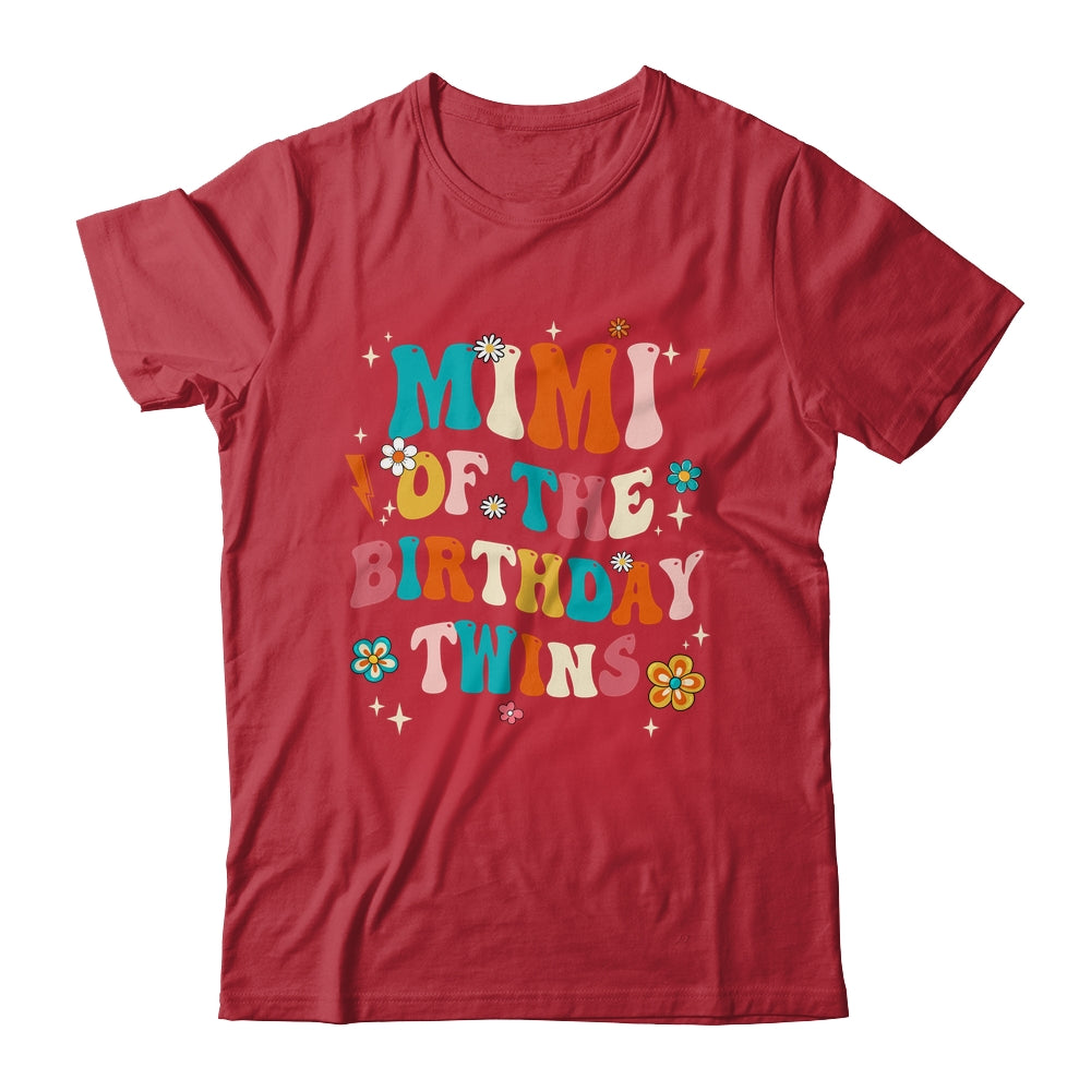 Mimi Of The Birthday Twins Boys Girls Party Retro Bday Shirt & Hoodie | siriusteestore