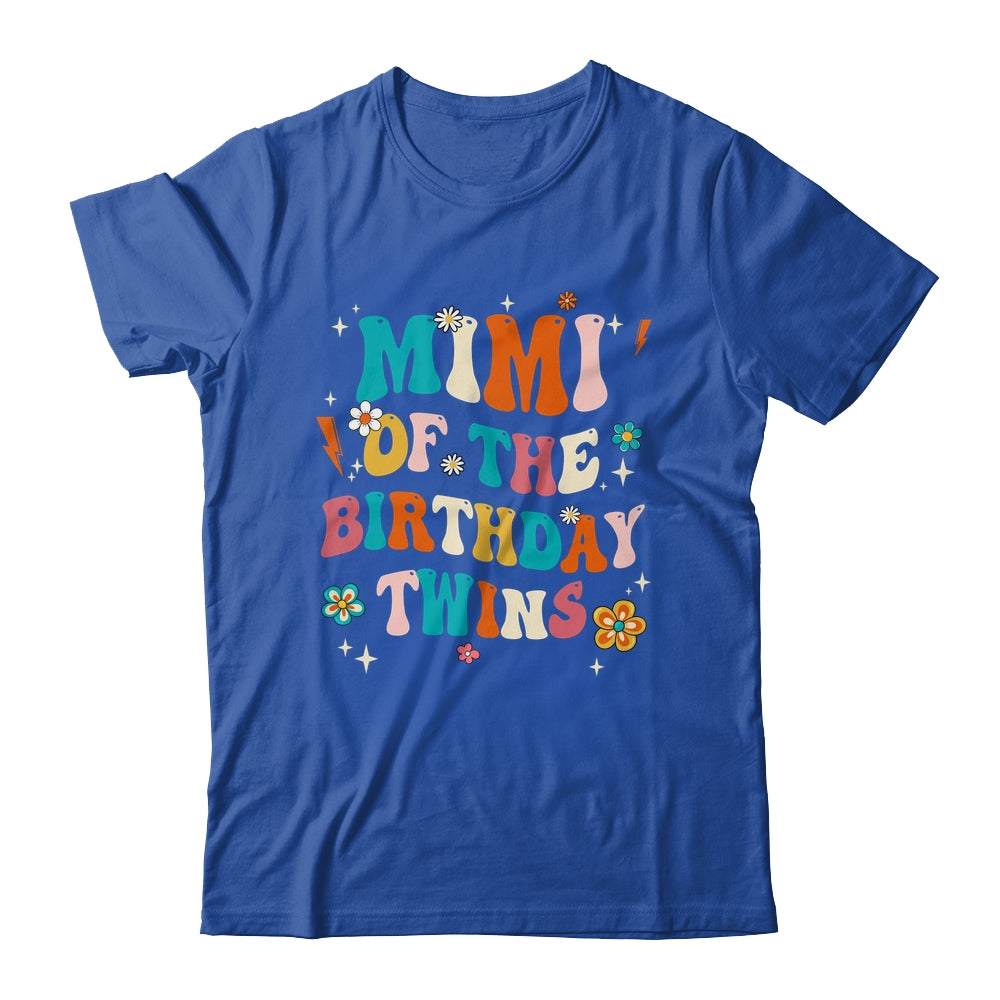 Mimi Of The Birthday Twins Boys Girls Party Retro Bday Shirt & Hoodie | siriusteestore