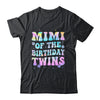 Mimi Of The Birthday Twins Girls Kids Party Retro Bday Shirt & Hoodie | siriusteestore