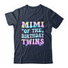 Mimi Of The Birthday Twins Girls Kids Party Retro Bday Shirt & Hoodie | siriusteestore