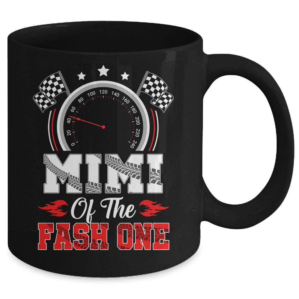 Mimi Of The Fast One 1st Birthday Racing Car Family Mug | siriusteestore