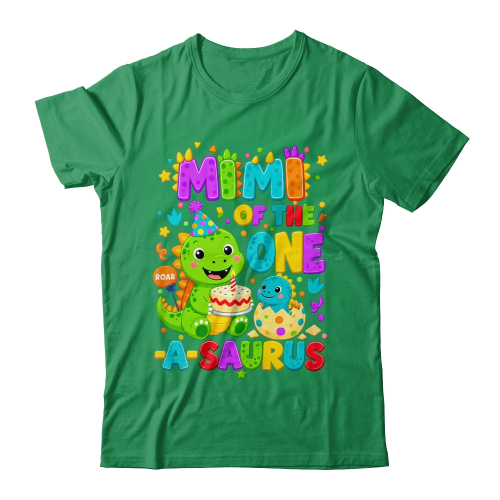 Mimi Of The One-A-Saurus 1St Birthday Boy T-Rex Dinosaur Shirt & Hoodie | siriusteestore