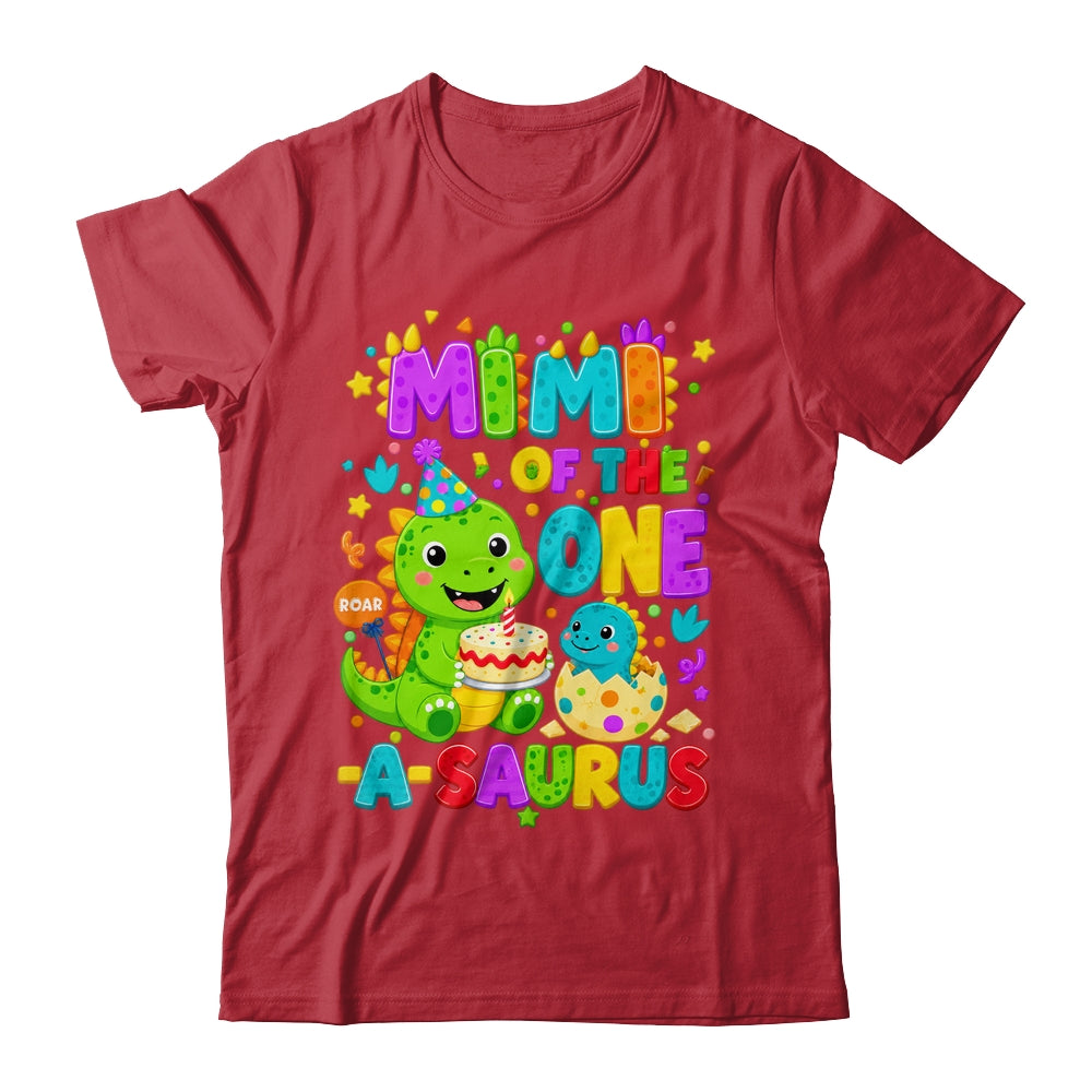 Mimi Of The One-A-Saurus 1St Birthday Boy T-Rex Dinosaur Shirt & Hoodie | siriusteestore