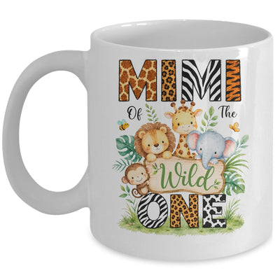 Mimi Of The Wild One First Birthday Boy Jungle Safari Mug | siriusteestore