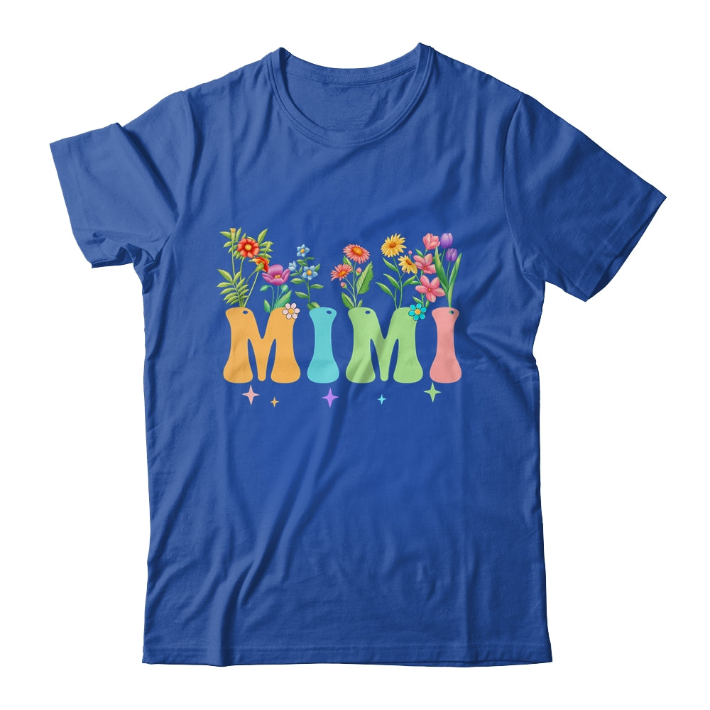 Mimi Women Wildflower Floral Design Mimi Mothers Day Shirt & Tank Top | siriusteestore