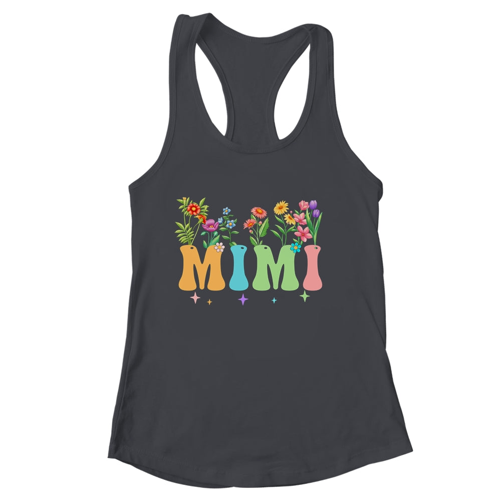 Mimi Women Wildflower Floral Design Mimi Mothers Day Shirt & Tank Top | siriusteestore
