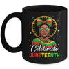 Miss Juneteenth Freedom Black American African Women Girl Mug | siriusteestore