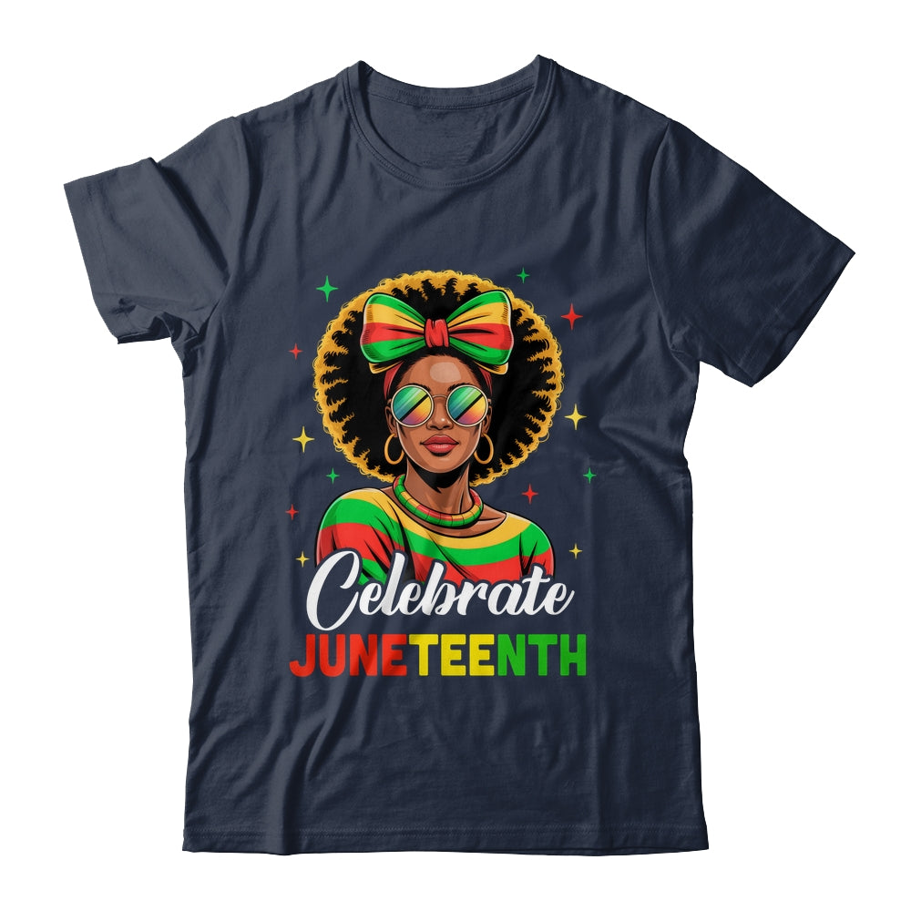 Miss Juneteenth Freedom Black American African Women Girl Shirt & Tank Top | siriusteestore