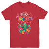 Miss Three-Esta Fiesta Cactus 3rd Birthday Party Outfit Youth Shirt | siriusteestore