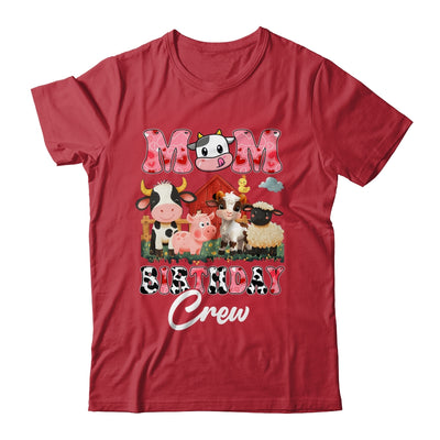 Mom Birthday Crew Farm Cow Birthday Boy Girl Family Shirt & Hoodie | siriusteestore