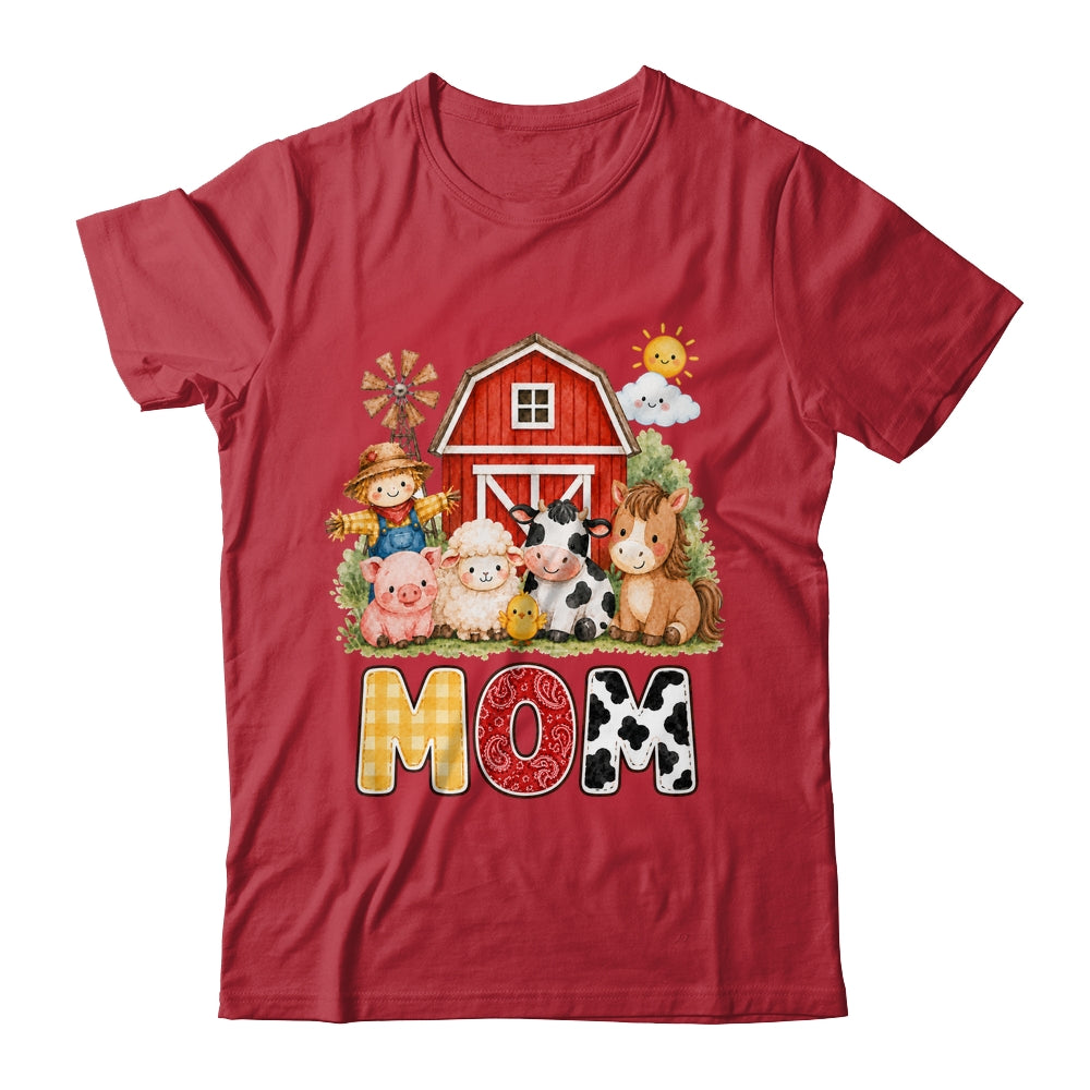 Mom Farm Cow 1St Birthday Girl Boy Matching Family Shirt & Hoodie | siriusteestore